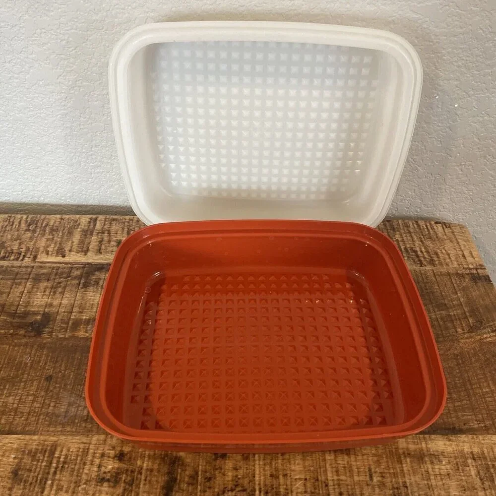 Tupperware Meat Marinade Container Season N Serve Paprika #1294 -5